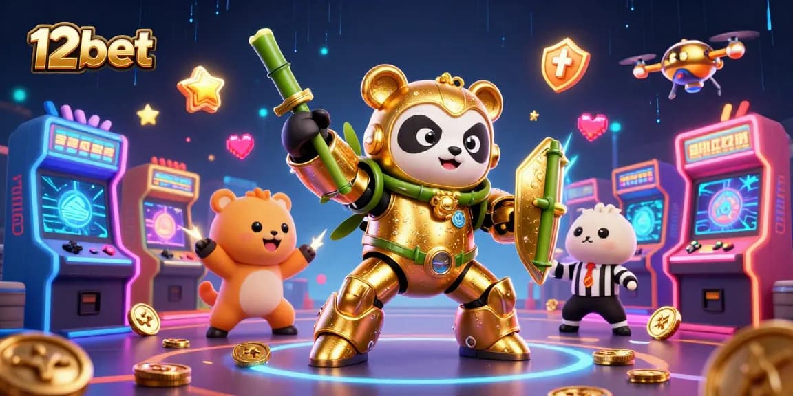 Trải nghiệm 12bet với nhân vật hoạt hình trong một sòng bạc sống động, nhiều hiệu ứng bắt mắt.