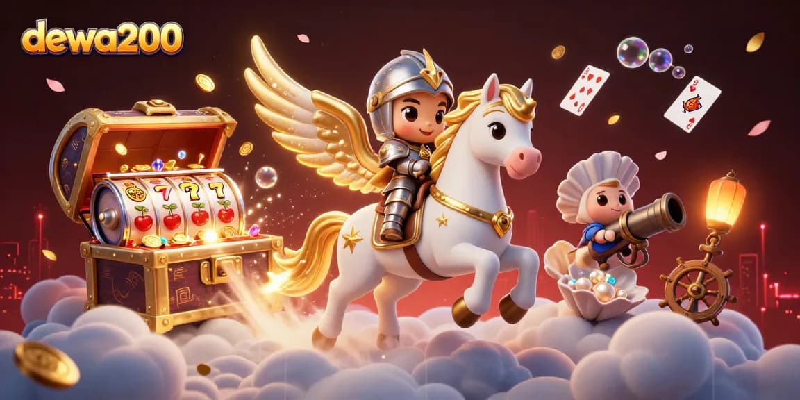 Menyediakan peluang bermain di dewa200 dengan slot dan harta karun yang menawan dalam ilustrasi 3D