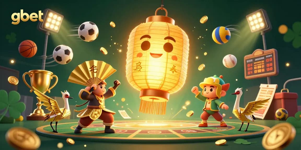 Experience gbet's thrilling online betting atmosphere with vibrant gaming elements and animations.