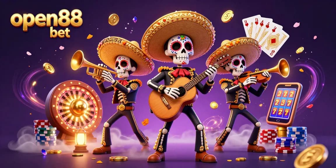 Experience the thrills of open88 bet with vibrant characters and rich casino elements.