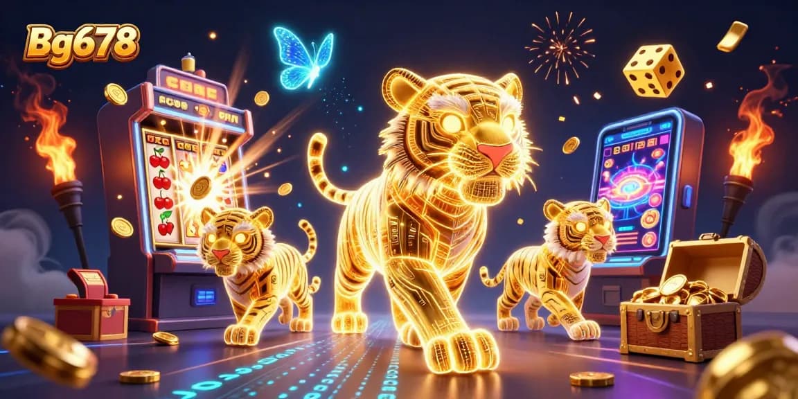 Experience thrilling gaming at Bg678 with dynamic casino scenes and exciting jackpot elements.