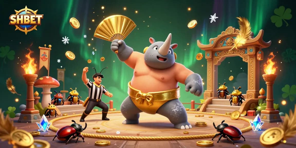 Engage with SHBET's thrilling atmosphere through our vibrant casino illustration showcasing excitement and energy.