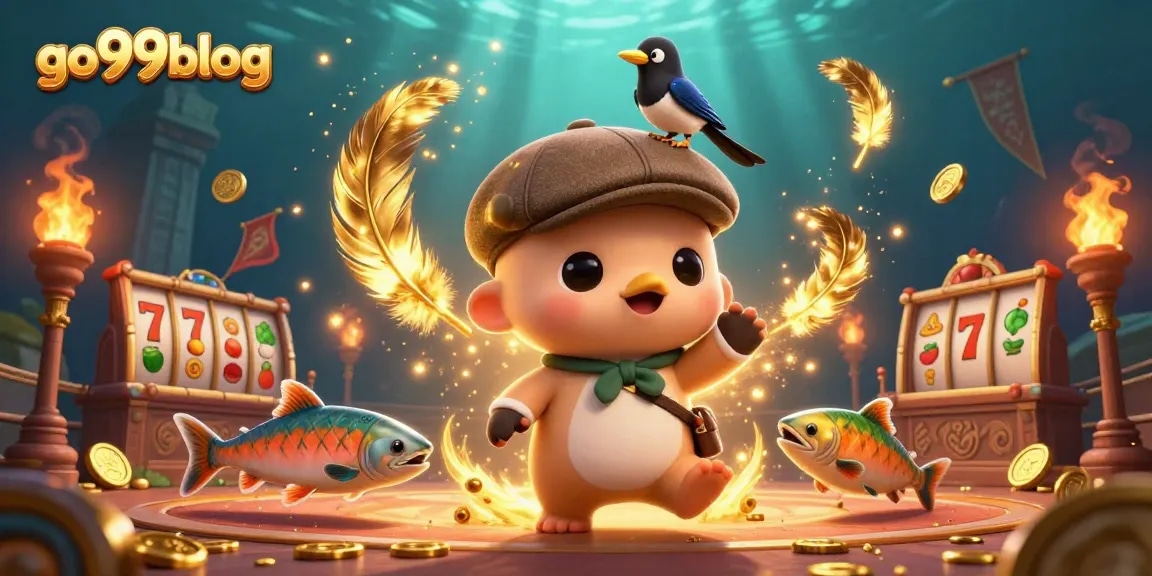 Engage with the go99blog casino magic through a playful underwater gambling scene.