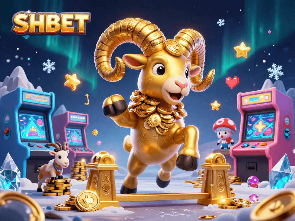 Experience thrilling gameplay at SHBET with vibrant casino elements and golden treasures.