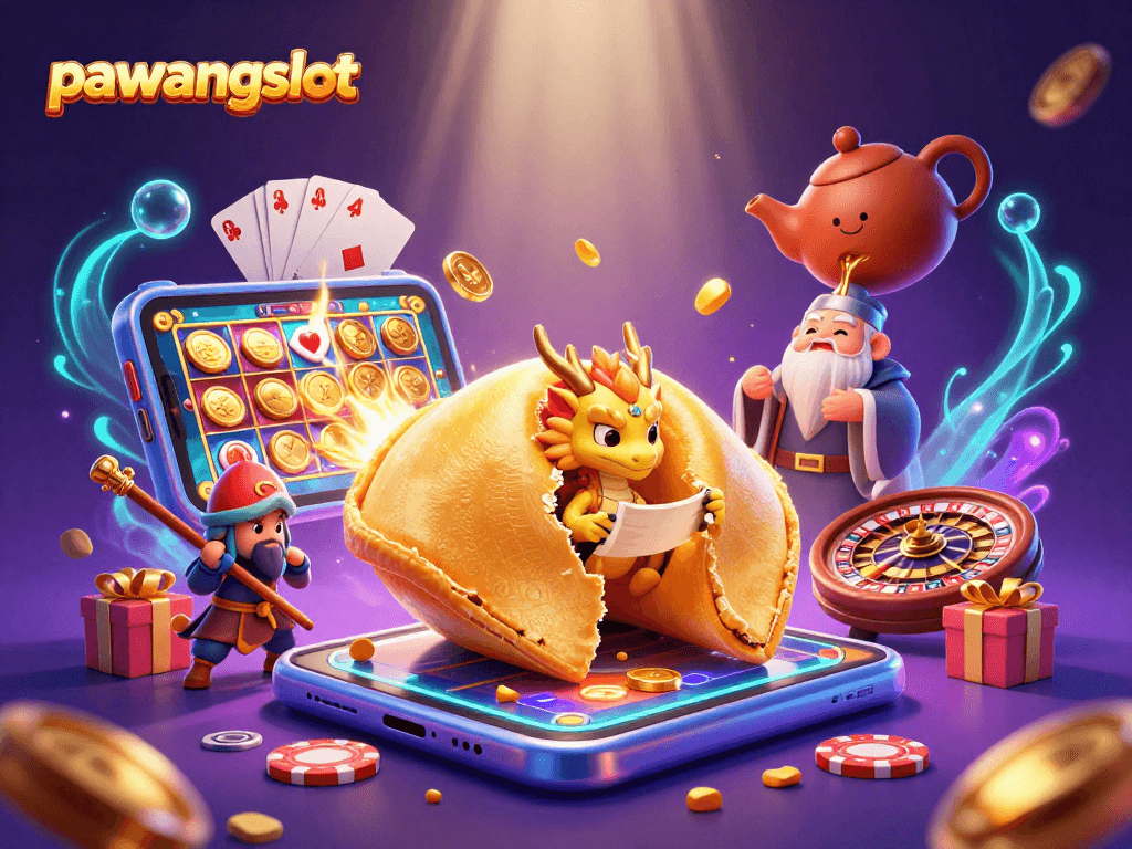 Menangkan permainan slot di pawangslot dengan karakter beruntung dan berbagai elemen kasino menarik.