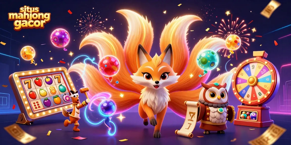Experience the excitement of situs mahjong gacor with colorful slots, jackpot reels, and dynamic game elements.