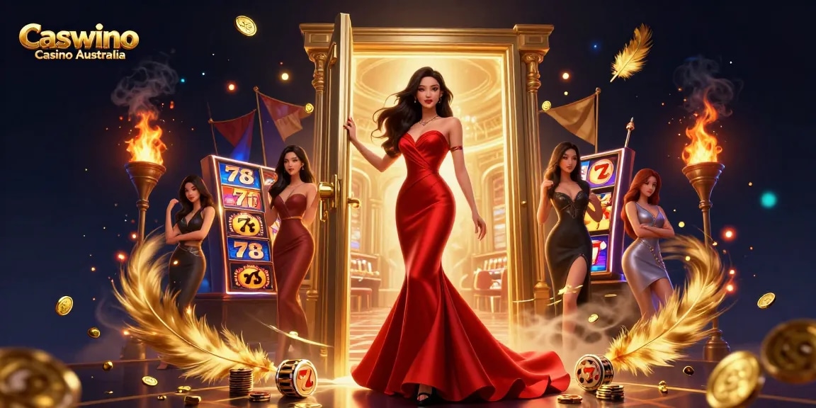 Experience Caswino Casino Australia with vibrant slot action and a luxurious atmosphere.