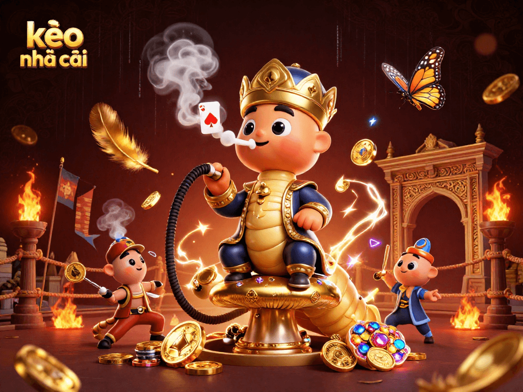 Experience kèo nhà cái excitement with vibrant 3D casino elements showcasing high-stakes action.