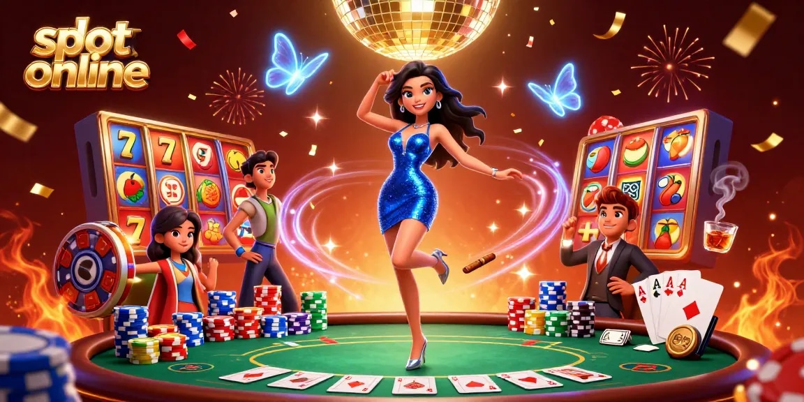 Engage with thrilling slot online action featuring vibrant 3D characters and casino elements.