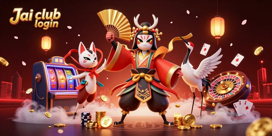 Engage in the thrilling Jai club login experience with dynamic gambling elements and vibrant characters.