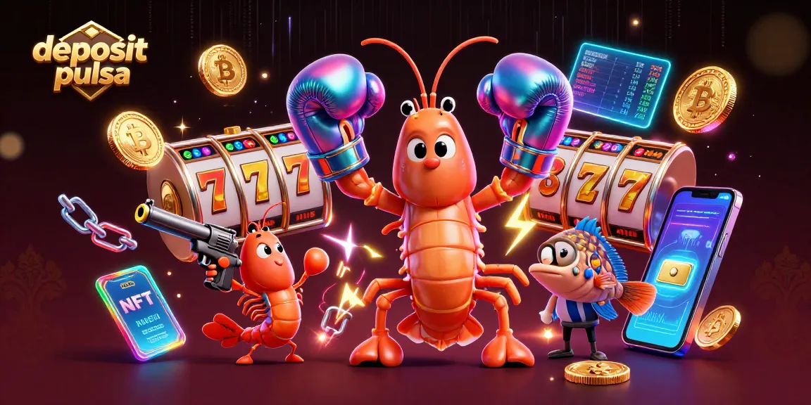 Rasakan kemenangan slot yang menegangkan dengan deposit pulsa di adegan kasino 3D yang semarak ini!