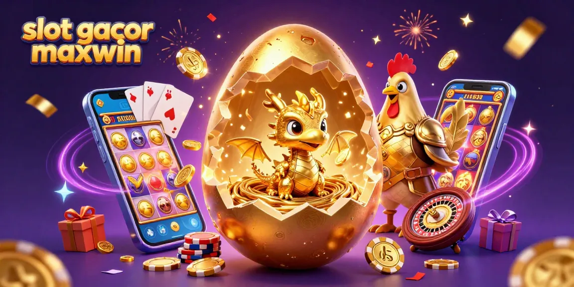 Memenangkan slot gacor maxwin dengan kekayaan naga emas dalam ilustrasi kasino