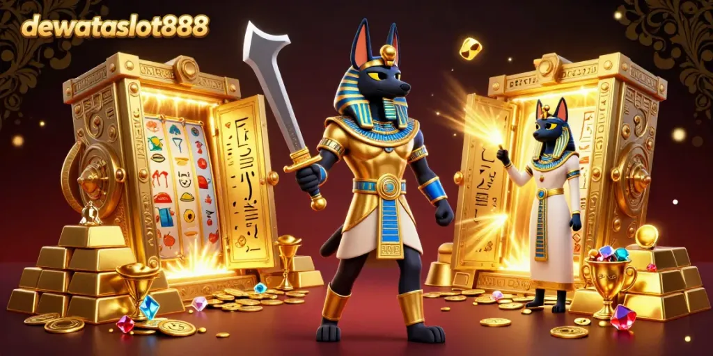 Raih kemenangan besar di dewataslot888 dengan ilustrasi 3D menarik tentang slot dan tembak ikan.