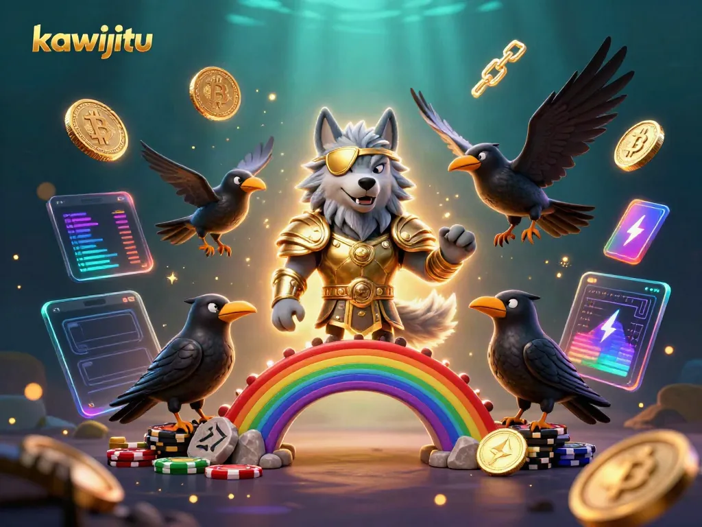 Engage in winning gameplay with kawijitu, featuring vibrant 3D action and rich casino elements.