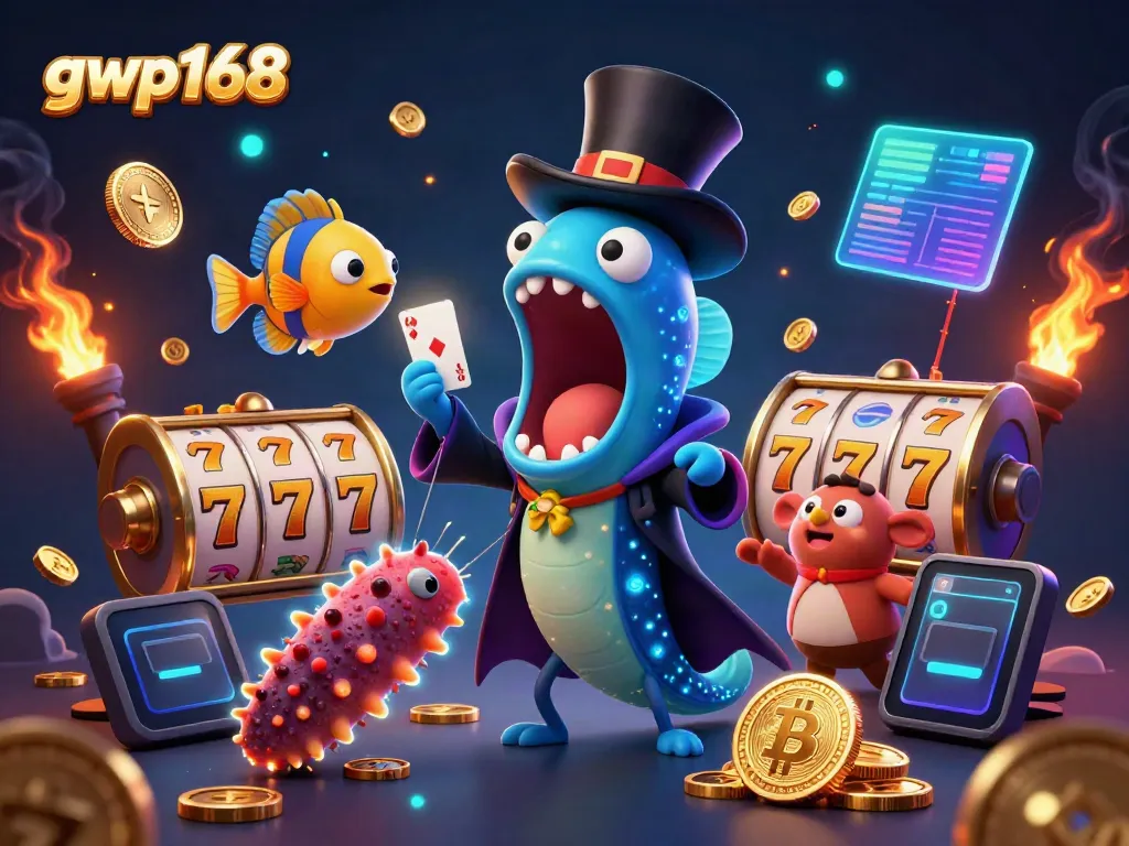 Tunjukkan pengalaman bermain gwp168 dengan gulper eel magis dan simbol jackpot yang menakjubkan.