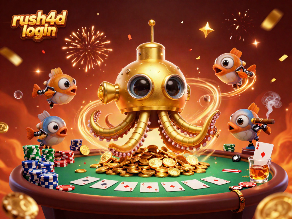 Masuki dunia kasino dengan rush4d login, tentakelnya menarik kemenangan ke arah Anda!