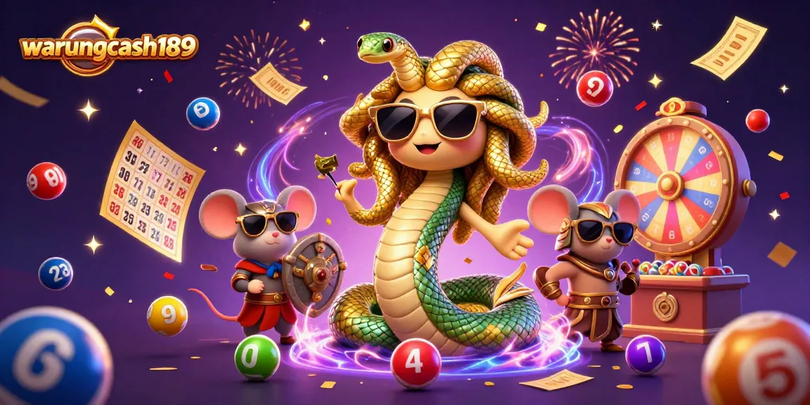 Win jackpots and enjoy excitement with warungcash189's lively gaming scene filled with lottery fun!