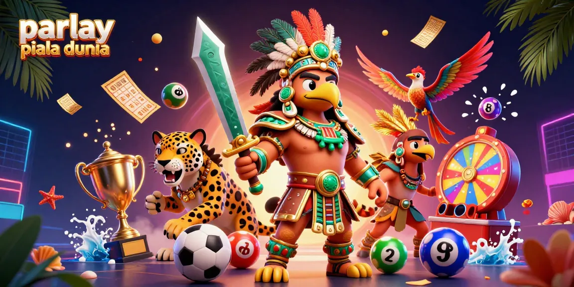 Experience thrilling sports betting action with parlay piala dunia in this vibrant, dynamic illustration.