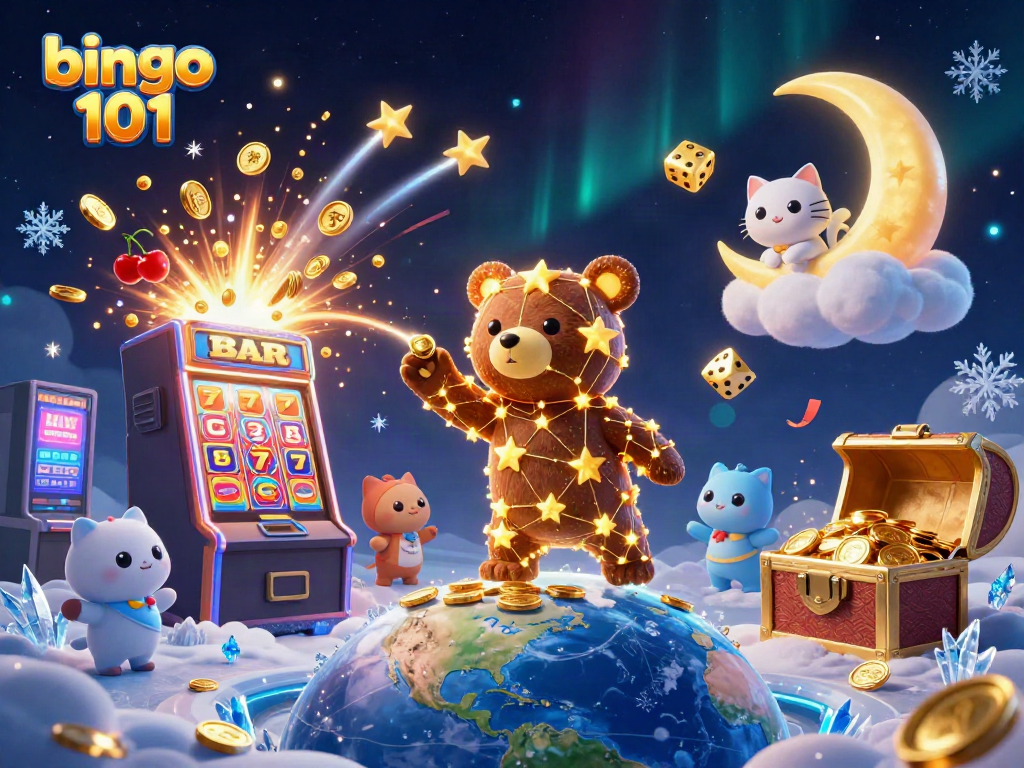 Play bingo 101 in a vibrant, exciting gaming world with thrilling rewards and captivating visuals.