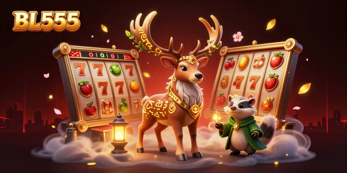 Engage in exhilarating slot games with BL555, featuring colorful reels and jackpot excitement.