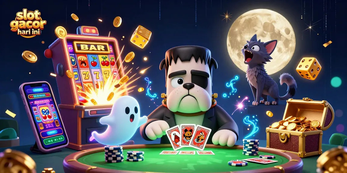Experience slot gacor hari ini with exciting games and vibrant characters in an engaging casino scene.