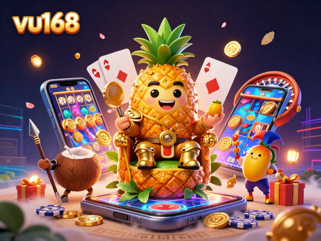 Explore winning strategies at vu168 with vibrant casino characters in an exciting gambling scene.