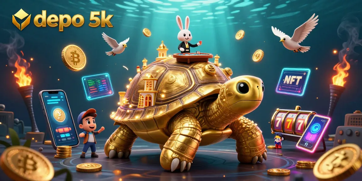 Menang di depo 5k saat bermain slot dengan jackpot dan fitur menarik lainnya.