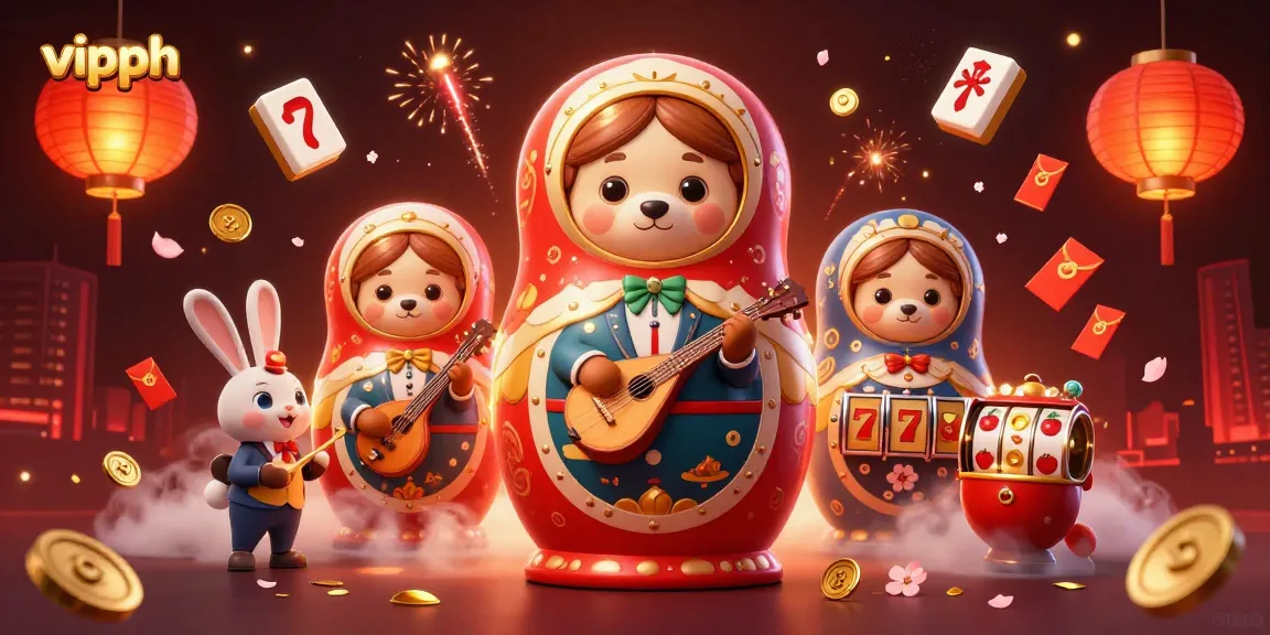 Experience the excitement of vipph with engaging characters in a vibrant casino scene.