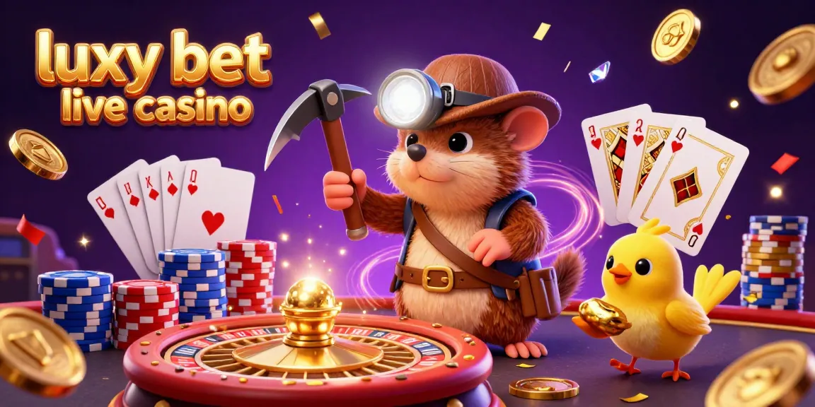 Experience thrilling moments at luxy bet live casino with vibrant games, shining chips, and festive energy.