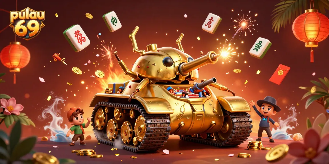 Experience the excitement with pulau 69, a vibrant casino adventure featuring a golden beetle tank!
