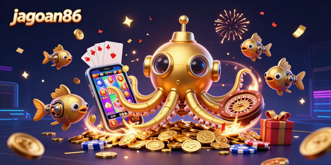 Engage in exhilarating gaming adventures at jagoan86 with the golden kraken submarine and dynamic casino elements.