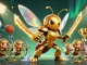 Engage with Jai club's thrilling betting experience featuring a golden hornet and sports elements.
