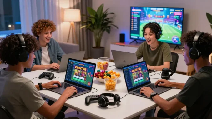 Pengalaman bermain game seru dengan fitur basket168 slot login di antara teman-teman.