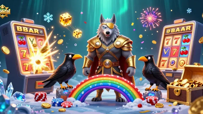 Jelajahi pengalaman bermain rajakadal dengan Odin dan dua ravennya dalam dunia kasino yang megah.