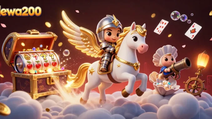 Menyediakan peluang bermain di dewa200 dengan slot dan harta karun yang menawan dalam ilustrasi 3D