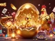 Engage with DAUNEMAS while winning big with a golden dragon on poker chips.