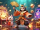 Engage with the vibrant casino site where the kabuki warrior and kitsune celebrate a jackpot explosion.