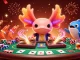 Experience BTY0991's thrilling casino atmosphere with vibrant characters and dynamic poker elements.