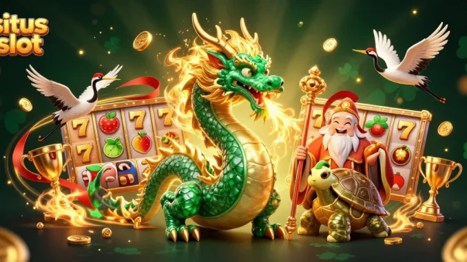 Experience the excitement of situs slot with vibrant characters and dynamic gaming elements.