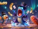 Engage with qiuqiu99 as the deep-sea characters showcase thrilling card tricks and magic in a vibrant casino-themed setting.