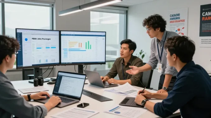 Creative team discussing casino pbn links package strategies in a modern office