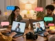 Engaging شات دردشتي conversations among diverse individuals in cozy home settings.